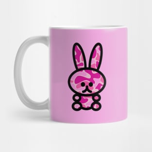 Camo Bunny Rabbit Mug